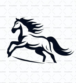 Galoppierendes Pferd